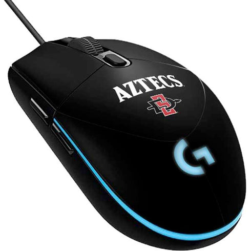 San Diego State University Aztecs Black G203 Prodigy RGB Wired Gaming Mouse Skin